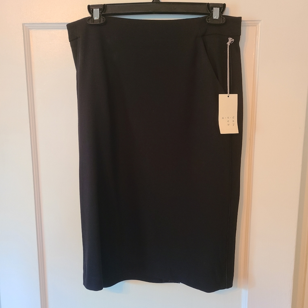 A New Day Black Pencil Skirt